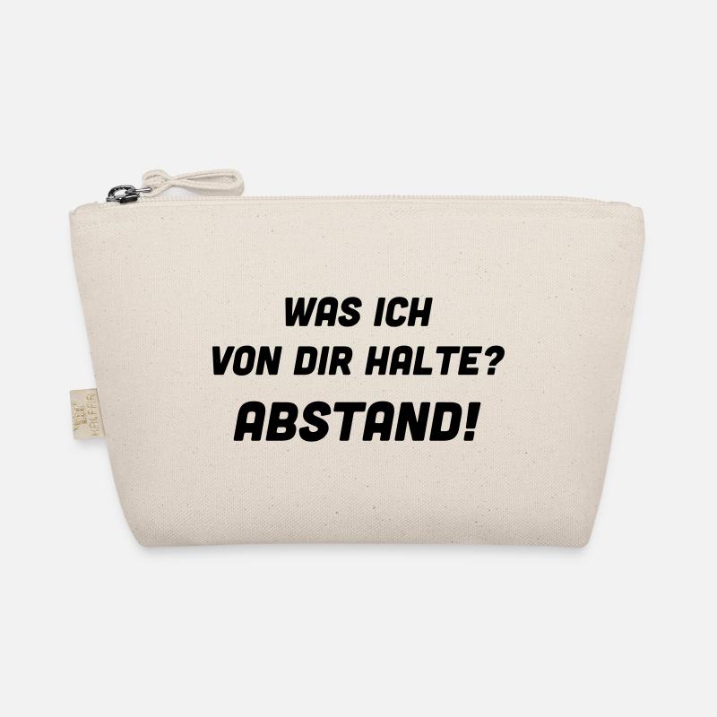 Was ich von dir halte? Abstand. Bio-Täschchen