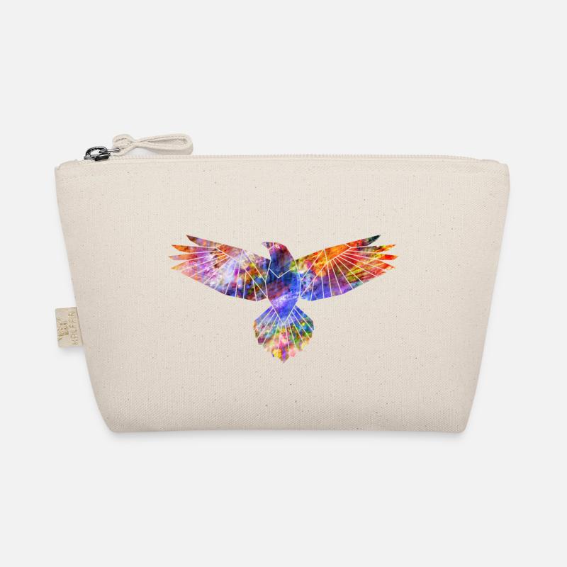 Eagle abstract geometric silhouette Organic Pouch