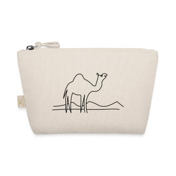 Dromadaire / chameau dans le désert / dessin au trait - Trousse biologique - nature - Devant