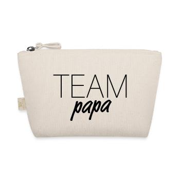 TEAM Papa – Vater Sohn Vatertag Kind - Bio-Täschchen - Natur - Vorne