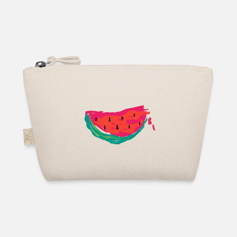 Abstract watermelon Organic Pouch