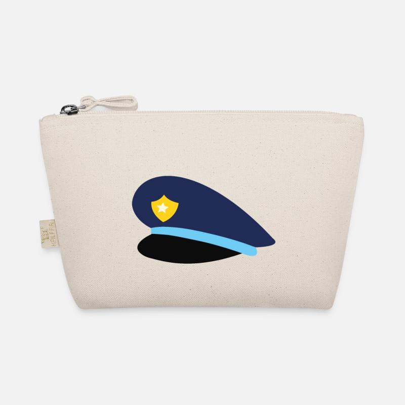 Polizeimütze - Bio-Täschchen - Natur