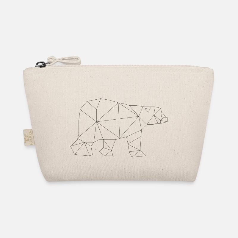 Art Low Poly - ours polaire Trousse biologique