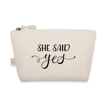 she said yes - Organic Pouch - nature - Front