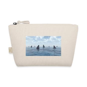 Great white shark, shark, shark fin - Organic Pouch - nature - Front