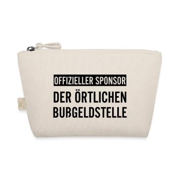 Offizieller Sponsor der Örtlichen Bußgeldstelle - Bio-Täschchen - Natur - Vorne