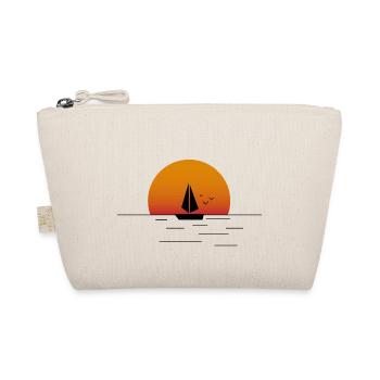 Segelboot am Meer - Bio-Täschchen - Natur - Vorne