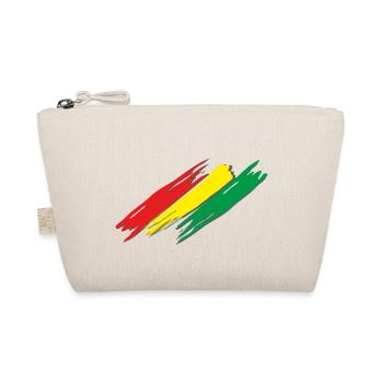 Color bars red-yellow-green with shadows - Organic Pouch - nature - Front