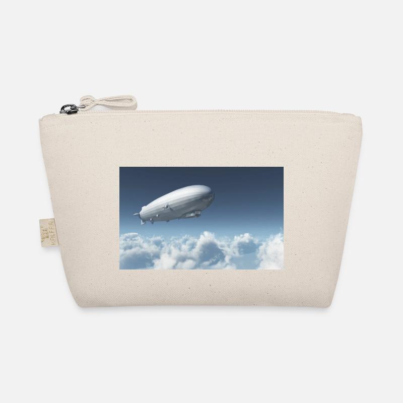 Zeppelin über den Wolken Bio-Täschchen