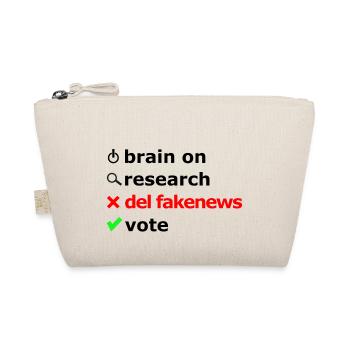 Pour toutes les élections, allumez le cerveau, enquêter. - Trousse biologique - nature - Devant