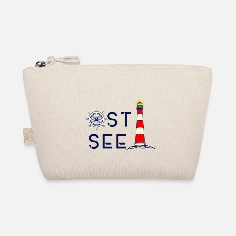 Ostsee, Meer, Leuchtturm - Bio-Täschchen - Natur