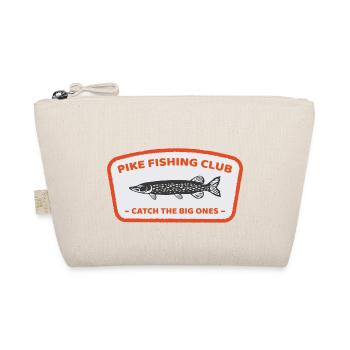 Cooles Pike Fishing Club Angel Retro Geschenk - Bio-Täschchen - Natur - Vorne