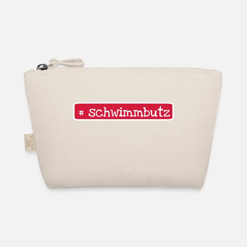 schwimmbutz badehose schwarzer humor - Bio-Täschchen - Natur