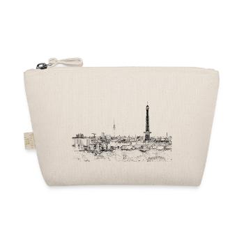 Berliner Skyline - Bio-Täschchen - Natur - Vorne