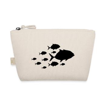 poisson piranha silhouette poissons - Trousse biologique - nature - Devant
