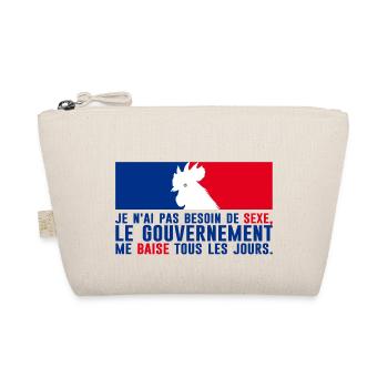 citation humour gouvernement baise besoin sexe - Trousse biologique - nature - Devant
