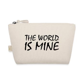 THE WORLD IS MINE - Bio-Täschchen - Natur - Vorne