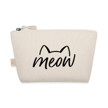 Cats Cat Miau Meow Shirt - Organic Pouch - nature - Front