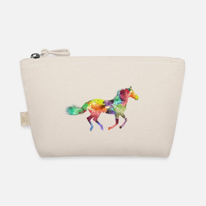 Arc-en-ciel design de cheval comme idée cadeau - Trousse biologique - nature