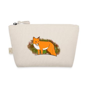 New - Cooler Fuchs Tier / Cool Fox Animal - Organic Pouch - nature - Front