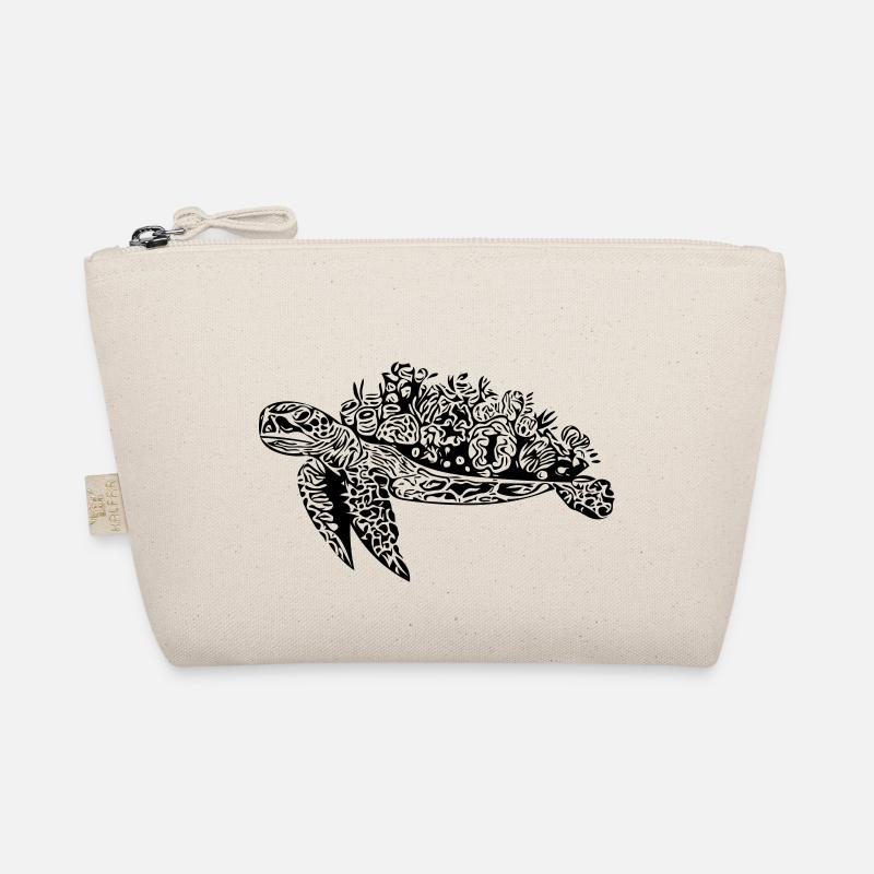 Turtle - Vector Style Organic Pouch