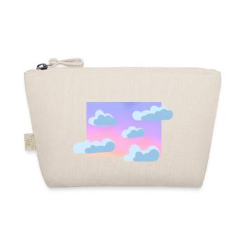 Pastell Wolkenhimmel - Bio-Täschchen - Natur - Vorne