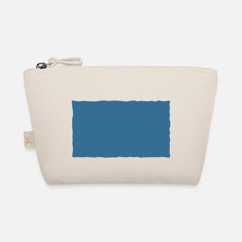 Cherry - rectangle blue Organic Pouch