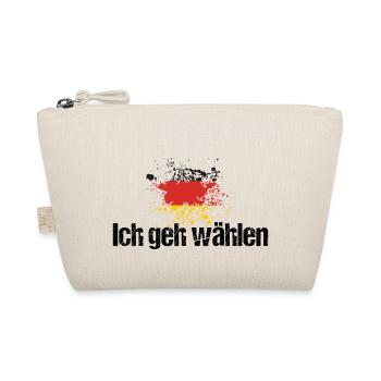 ich geh wählen - Bio-Täschchen - Natur - Vorne