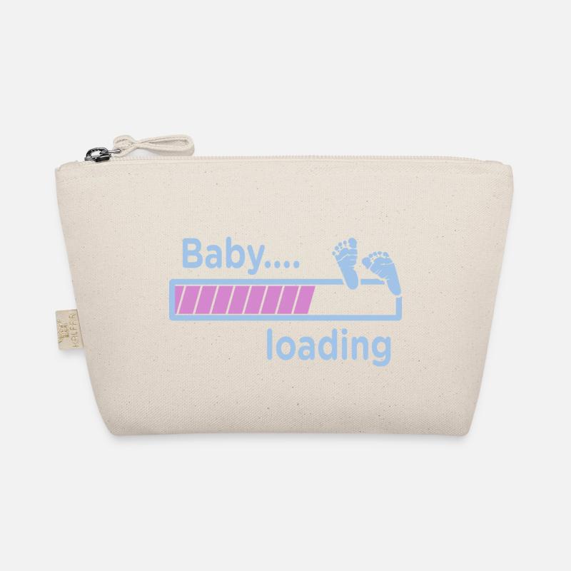 baby loading, pregnancy Organic Pouch