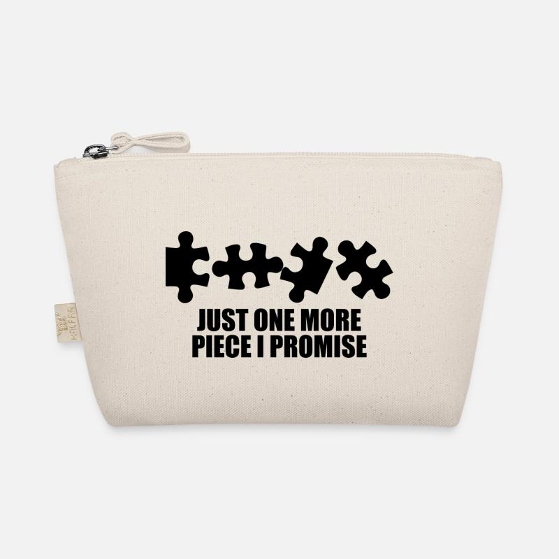 Puzzle Spruch geschenkidee Autismus Puzzeln Bio-Täschchen