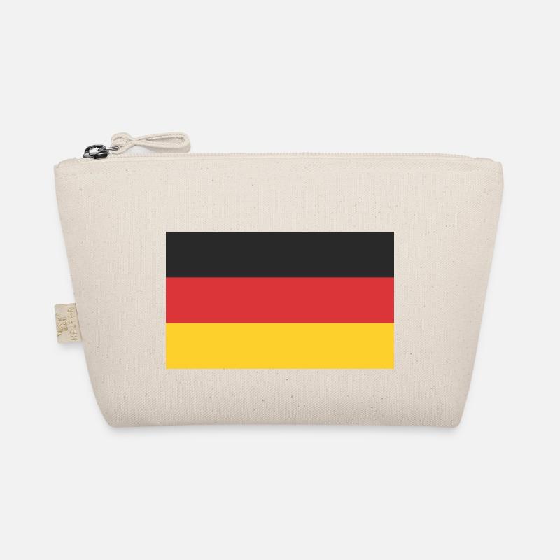 Deutschland Flagge - Bio-Täschchen - Natur