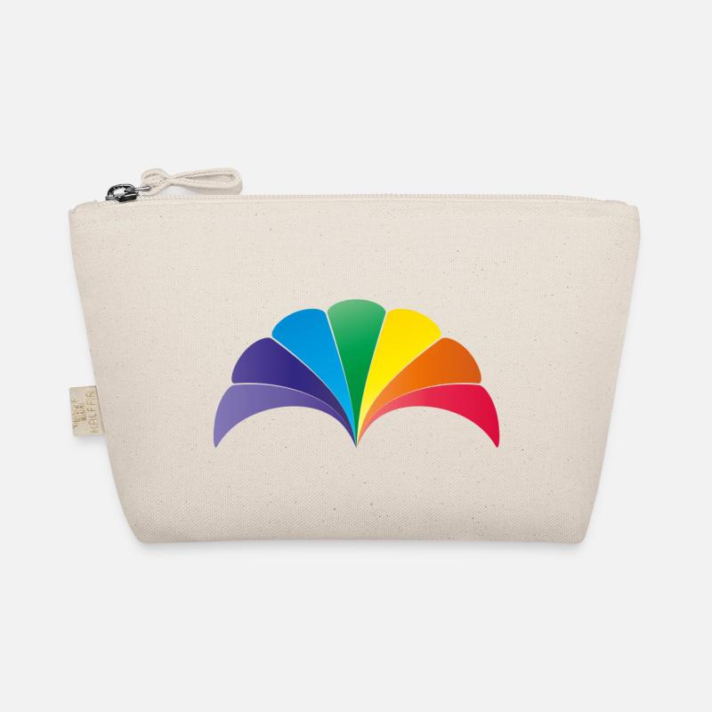 Regenbogen Muschelbogen Bio-Täschchen