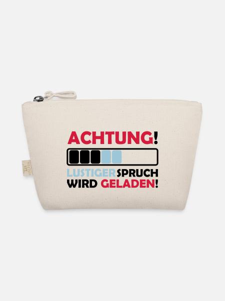 lustiger spruch - Bio-Täschchen - Natur