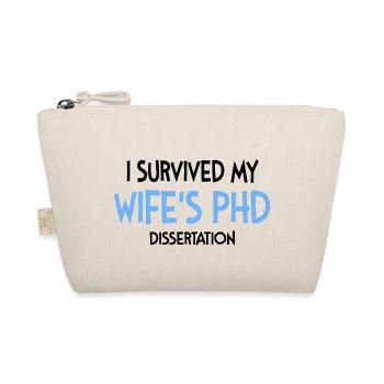 Wife's phd dissertation student gift - Organic Pouch - nature - Front
