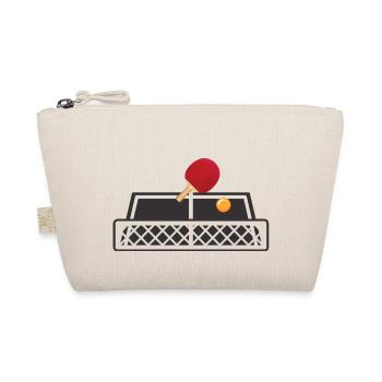 Table tennis table tennis racket ball - Organic Pouch - nature - Front