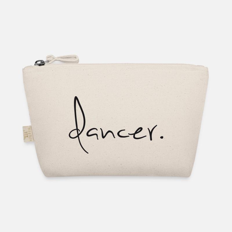 Dancer Dancer Lettering - Organic Pouch - nature
