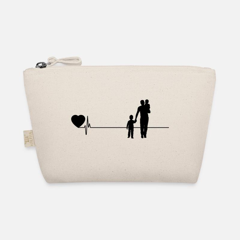 Dad Dad Gift Father's Day Papi Heart Organic Pouch