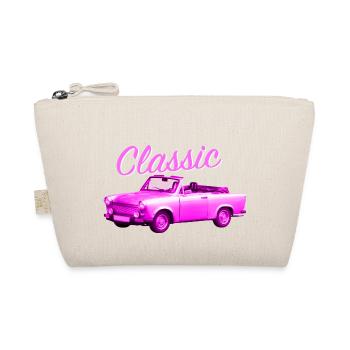 Classic Trabbi pink - Bio-Täschchen - Natur - Vorne