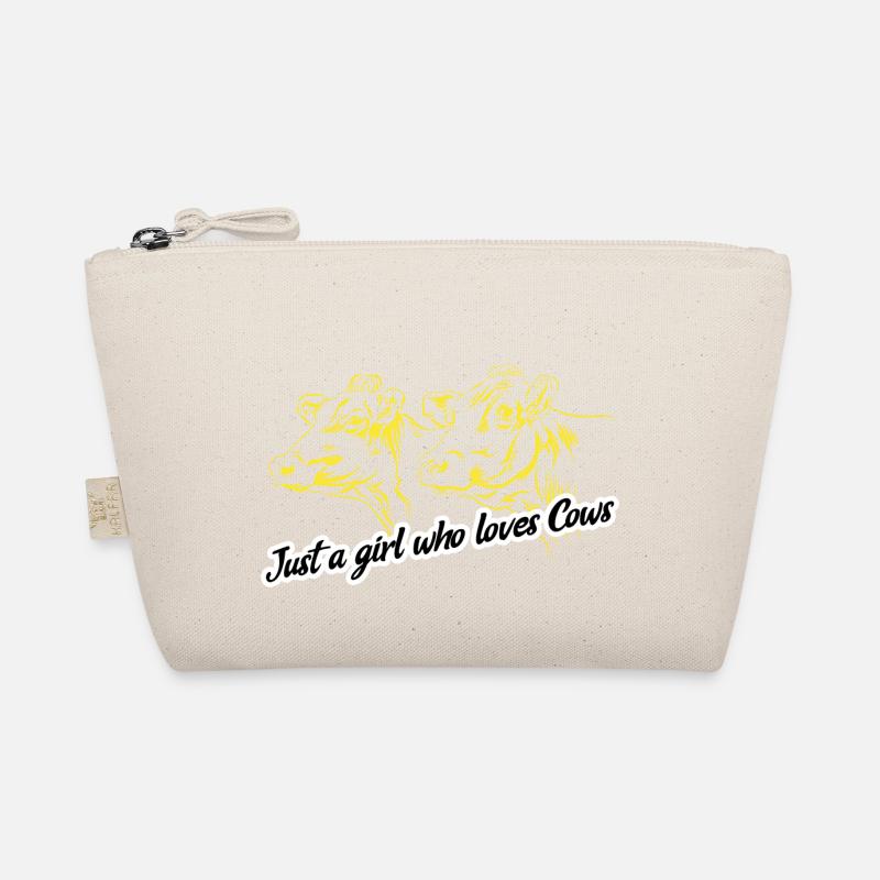 Nur ein Mädchen, das Kühe liebt Bio-Täschchen