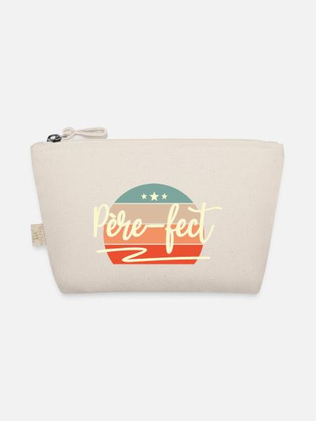 Père-Fect Rétro Fête Des Pères Humour Cadeau Papa - Trousse biologique - nature