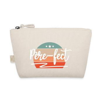 Père-Fect Rétro Fête Des Pères Humour Cadeau Papa - Trousse biologique - nature - Devant