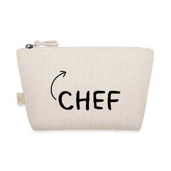 Chef Work Humor Gift - Organic Pouch - nature - Front