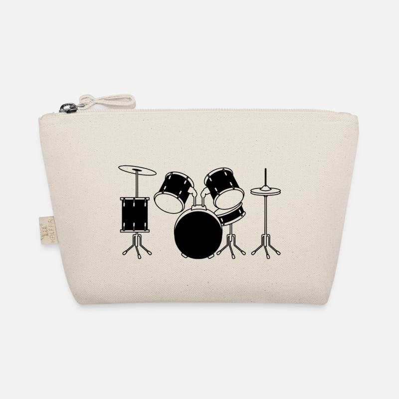 Drum Set - Bio-Täschchen - Natur