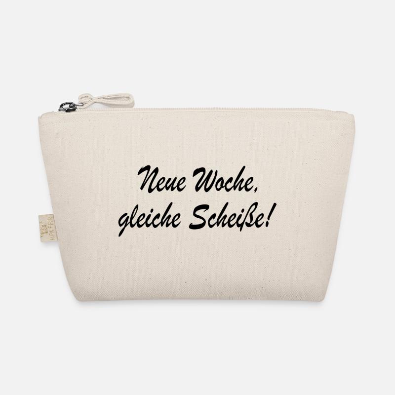 Neue Woche gleiche Scheisse Spruch Sprüche Zitat - Bio-Täschchen - Natur