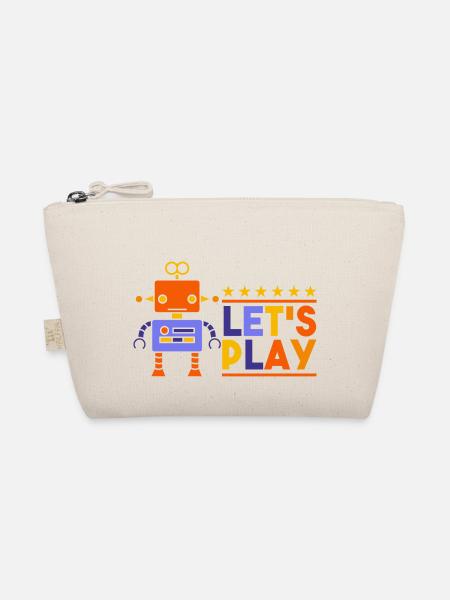 Let's play by The Manzanita's - Organic Pouch - nature - Front