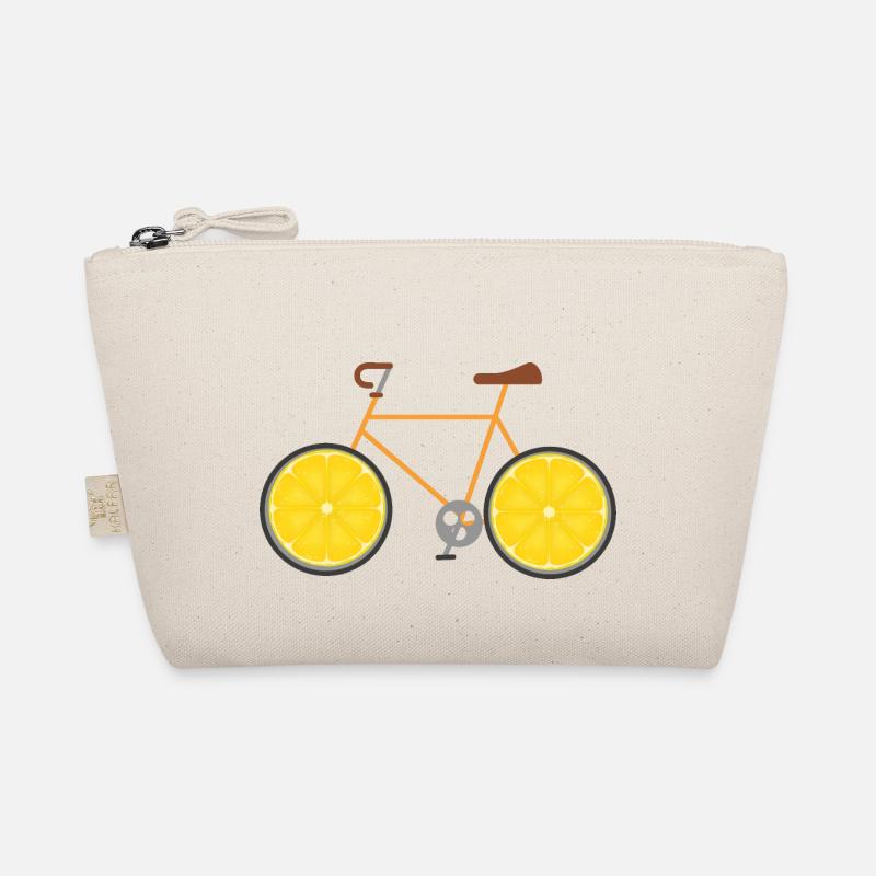 Lemon Bicycle - Organic Pouch - nature