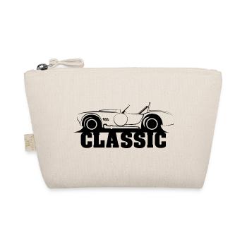 classic cobra car retro vintage oldschool Logo - Bio-Täschchen - Natur - Vorne