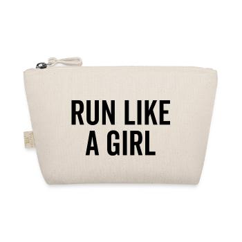 Run Like a Girl - Organic Pouch - nature - Front
