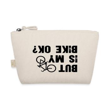 but is my bike ok, mtb, geschenk, e bike - Bio-Täschchen - Natur - Vorne