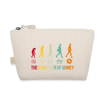 Money Evolution Bitcoin Crypto - Organic Pouch - nature - Front